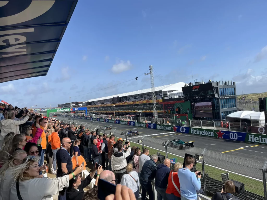 start finish van de dutch grand prix