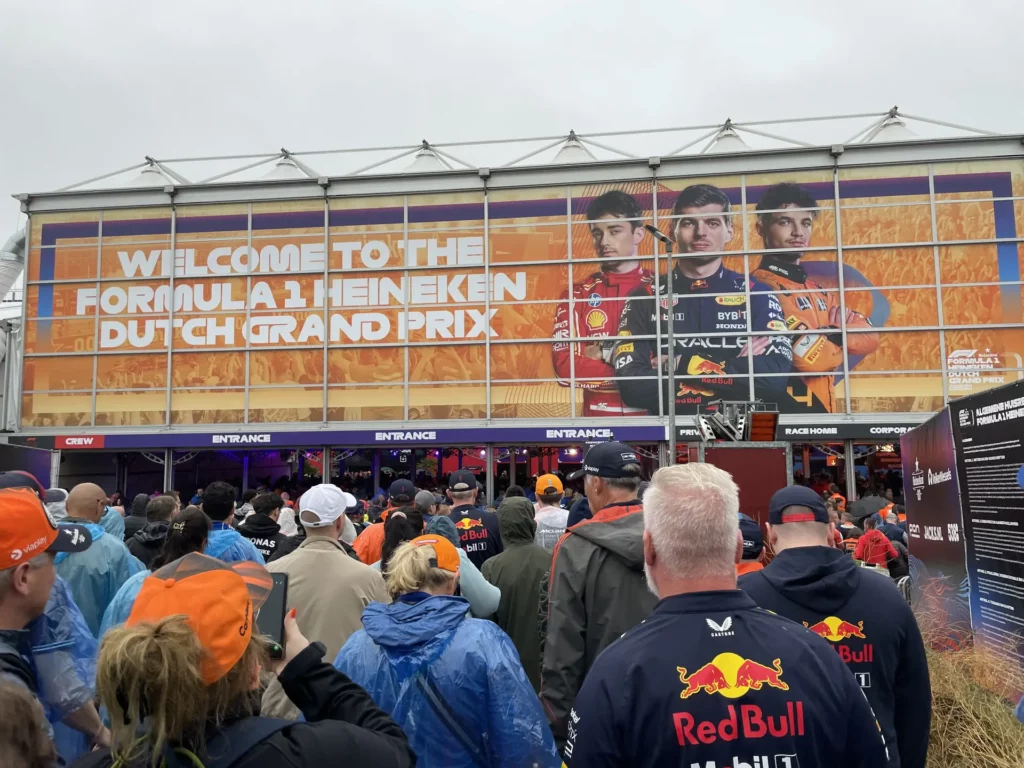 Ingang van de dutch grand prix vip experience